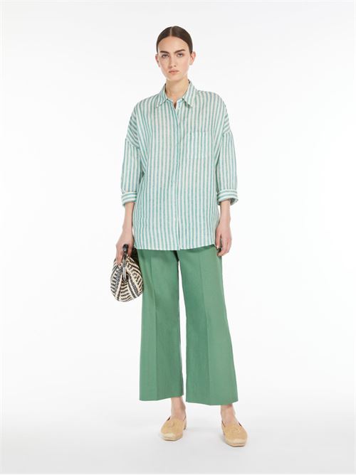 Camicia in leggera tela di puro lino MAXMARA WEEKEND | 2415111112600005